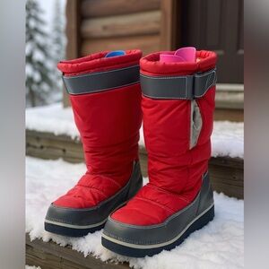 Vintage Nordica moonboots 43 44 red made in Italy